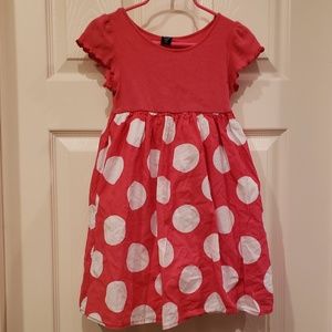 Gap red polka dot dress